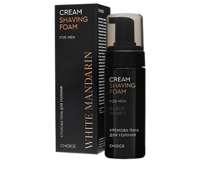 Кремовая пена для бритья Antistress 160 мл Choice White Mandarin