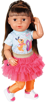 Lalka bobas Baby Born Sister Play & Style brunetka 43 cm (4001167835371)