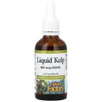 Ламінарія Natural Factors Liquid Kelp 800 mcg 50 ml /1515 servings/