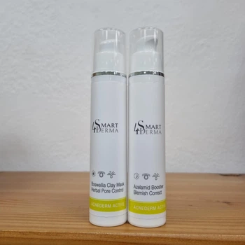 Smart4Derma acnedem active набор ночной крем+ поросужуючая маска
