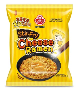 Локшина рамен з сиром Stir-Fry серед.гостра, 120 г Ottogi