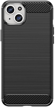 Панель Hurtel Carbon Case для iPhone 15 Plus Black (9145576279434)