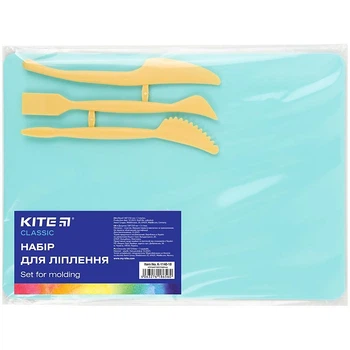 Набор для лепки (дождь.180х250мм+3 стека)мятн.Kite Classic 4063276186560 K-1140-18 67741