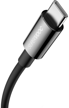 Кабель Baseus Superior Series Fast Charging Data Cable USB to Type-C 65W Supervooc 1 м Black (CAYS000901)