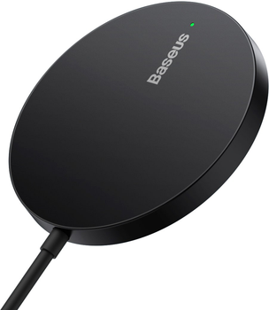 Bezprzewodowa ładowarka Baseus Simple Mini3 Magnetic Wireless Charger 15W Czarna (CCJJ040001)