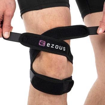 Накладка под колено пателлярный бандаж PATELLA KNEE STRAP EZOUS A-09 1шт черный
