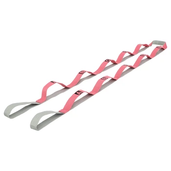 Стрічка стропа з петлями для розтяжки Stretch Strap Record FI-1723 10 малиновий