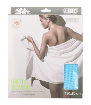 Полотенце банное вафельное Smart Швеция Bath Towel 150×80 см бирюзовый