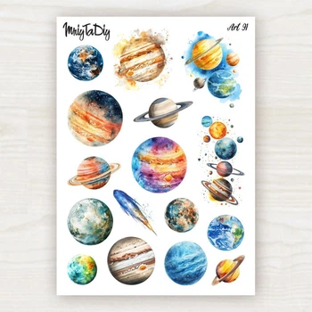 Стикеры наклейки MriyTaDiy ART 91 "Космос"