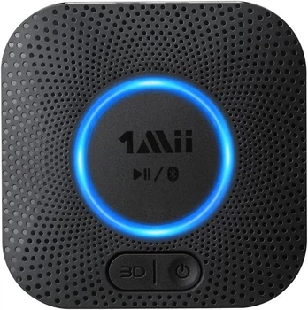 Bluetooth-приемник 1Mii B06 Plus, беспроводной аудиоадаптер HiFi Черный