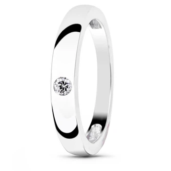 Серебряное кольцо с фианитами Сандра К2109 15.5р.