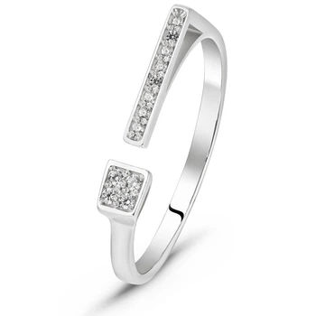 Серебряное кольцо с фианитами Ruvas fashion БК9513ЦБ 19р.