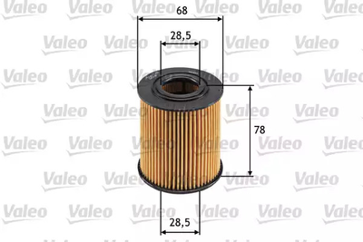 Фільтр оливи LAND ROVER, ALPINA D10, VALEO (586528)