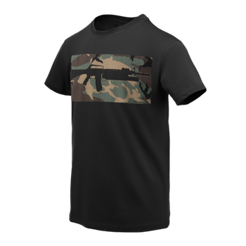 Футболка тактична Helikon-Tex® Квітка S T-shirt 16/203 combo Black/Multicam (TS-COM-CO-0103A-B03-S)