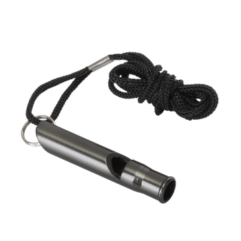 Сигнальний свисток Helikon-Tex® тактичний Survival Whistle - Aluminum - Black (GW-SUR-AL-01)