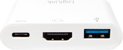 Адаптер LogiLink багатопортовий USB-C на HDMI з PD (4052792038712)