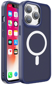 Панель Hurtel MagSafe Color Matte Case для Apple iPhone 15 Pro Navy Blue (9145576280157)