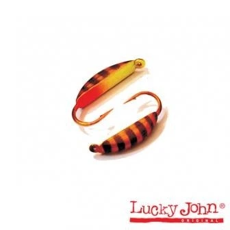 Мормышка вольфрамовая Lucky John Супер Банан с петелькой 4 мм. 0.85г (1840-43)