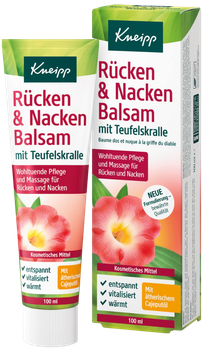 Balsam do ciała Kneipp Back & Neck do masażu Devil's Claw 100 ml (4008233165264)