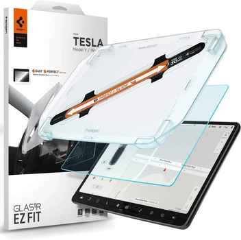 Szkło hartowane Spigen Glas.tR EZ Fit do samochodu Tesla Model Y/3 (8809710750210)