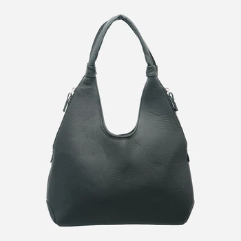Сумка хобо жіноча з натуральної шкіри велика ARTiS Bags 586 703 Черная (6501013699)