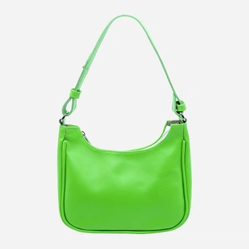Сумка багет сідло жіноча з натуральної шкіри середня ARTiS Bags 1771 7303 Салатова (6501014100)