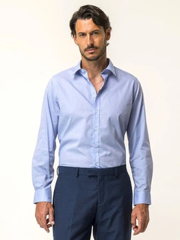 Сорочка чоловіча Piazza Italia 68777-253 XS SKY BLUE (2068777002021)