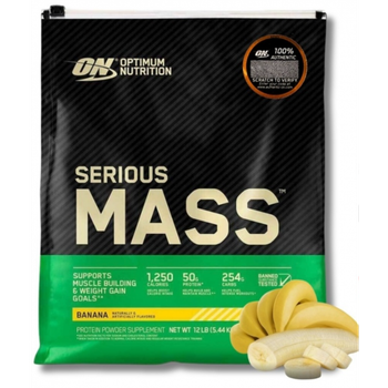 Вітамінний Optimum Nutrition Serious Mass 5.45 кг Banana (841801)