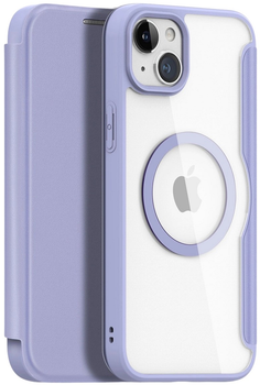 Чохол-книжка Dux Ducis Skin X Pro для iPhone 15 Plus з MagSafe Purple (6934913025222)