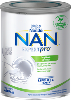 Сухая смесь NAN ExpertPro Тройной Комфорт для детей с рождения 400 г (7613035710788)