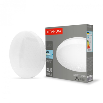 LED светильник настенно-потолочный TITANUM 24W 5000K Звездное небо