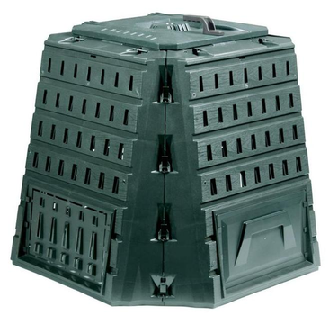 Компостер садовый Prosperplast Biocompo IKBI500Z-G851 500 л 1018 х 1018 х 844 мм с вентиляционными отверстиями Зеленый