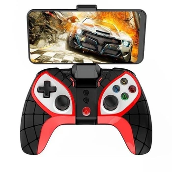 Беспроводной Геймпад Джойстик Игровой Контроллер iPega Bluetooth PG-9210 Spider-Man Style для Смартфонов/Консолей/ПК Android iOS PC/PS/Switch Turbo Черный