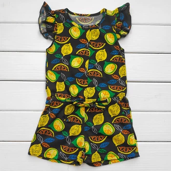 Комбінезон Malena літній lemon splash 110 см черный