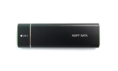 Карман для SSD M2 NGFF USB3.1 - Type-C SATA,B key, черный