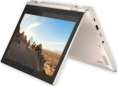 Сенсорный ноутбук 11.6" Lenovo IdeaPad Flex 3 11IGL05 Intel Celeron N4020 RAM 4GB eMMC 64GB 10час батарея ChromeOS (UKR) - Уценка