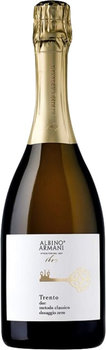 Вино ігристе Albino Armani Spumante Metodo Classico Cle Trento DOC Brut zero Armani біле брют натюр 0.75 л 12% (8022592720007)