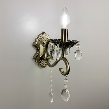 Настенный светильник бра свечи Light House LNF-17467/1W бронза