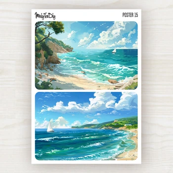 Стикерлист MriyTaDiy Poster 15, (10,5 см. х 14,8 см)