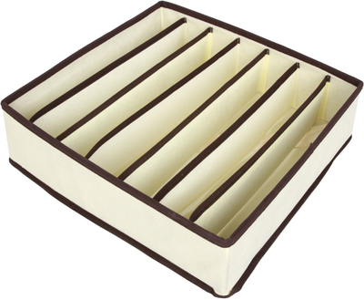 Органайзер для хранения белья Jellyn 7 ячеек Beige (103407)