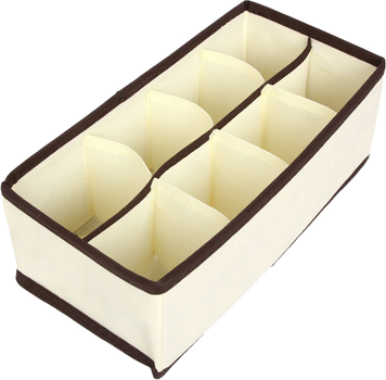 Органайзер для хранения белья Jellyn 8 ячеек Beige (103409)