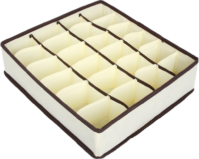 Органайзер для хранения белья Jellyn 24 ячейки Beige (103410)