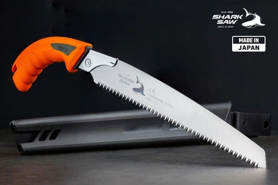 Пила ручная японская садовая Takagi Shark Saw с поясным чехлом 9 TPI 240 мм (107100)