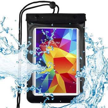 Etui wodoodporne Hurtel Universal Waterproof Case dla telefonów/tabletów do 8" Black (7426825349781)