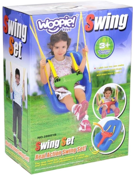 Huśtawka Woopie 2 w 1 Swing z pasami (5904326946804)