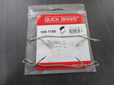 К-кт монтажный передних колодок QUICK BRAKE 109-1180 OPEL