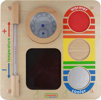 Tablica manipulacyjna Masterkidz Flex Montessori Nauka o temperaturze (6955920008565)