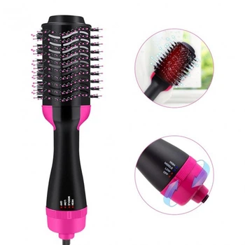 Фен-Щітка One Step Hot Air Brush 3 В 1 Гребінець Стайлер Для Укладання Волосся, Випрямляч