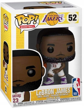 Figurka do gier Funko Pop NBA Lakers L. James White Uniform 9.5 cm (0889698372718)