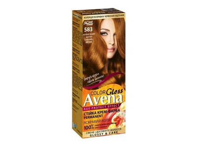 Крем-фарба AVENA Gloss Color 583 Карамельний шатен